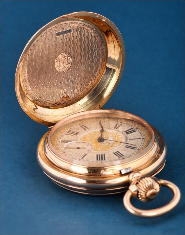 Antique Paul Jeannot Pocket Watch In 18k Gold. 20 Jewel. Switzerland Circa 1880