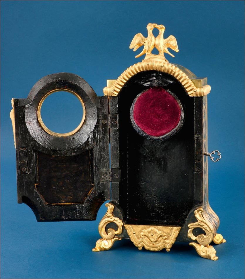 Ancien Support Pour Montres Gousset. Boulle. France, Vers 1800-photo-6