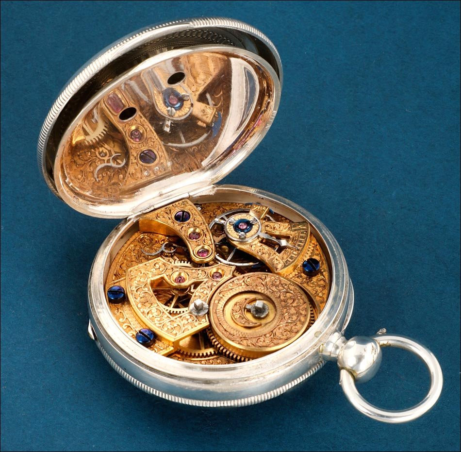 Antique Paul Boch Silver Pocket Watch For The Chinese Market, Switzerland, Circa 1870-photo-4