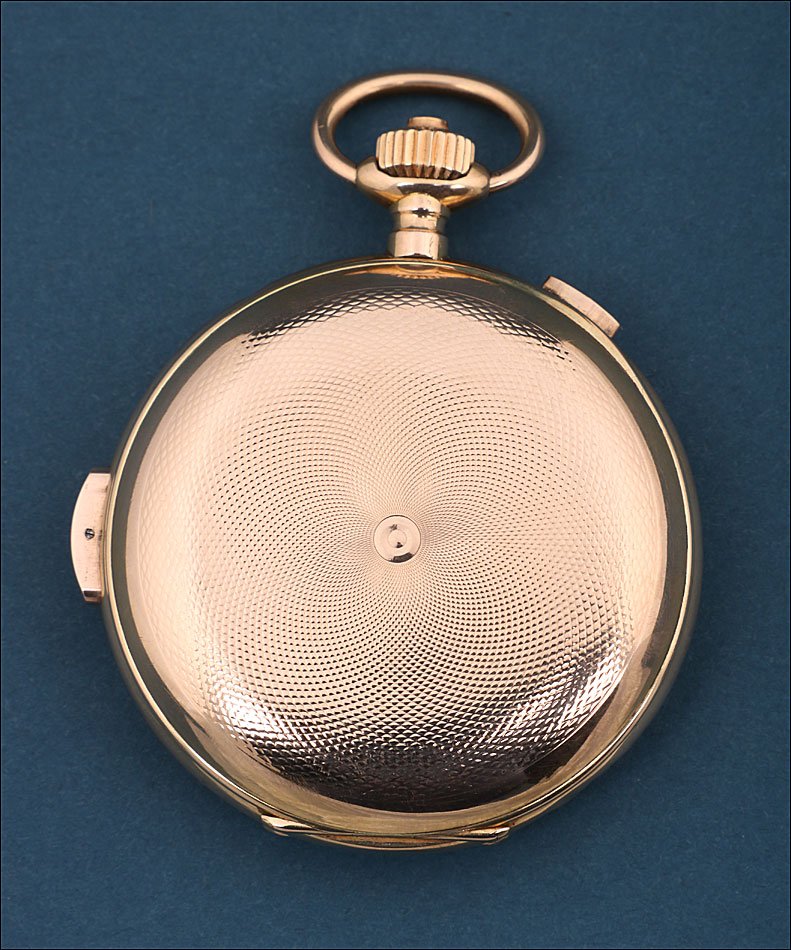 Ancienne Montre Gousset En Or 18k Avec Répétition à Minutes Et Chronomètre. Suisse, Vers 1910-photo-3
