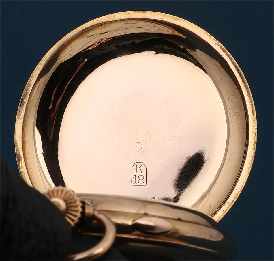 Ancienne Montre Gousset En Or 18k Avec Répétition à Minutes Et Chronomètre. Suisse, Vers 1910-photo-1