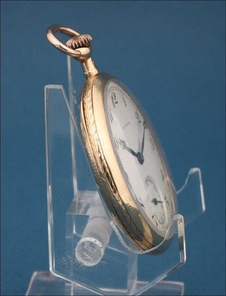 Ancienne Montre De Poche Juvenia En Or 18k Pour Cuba. Vers 1900-photo-3