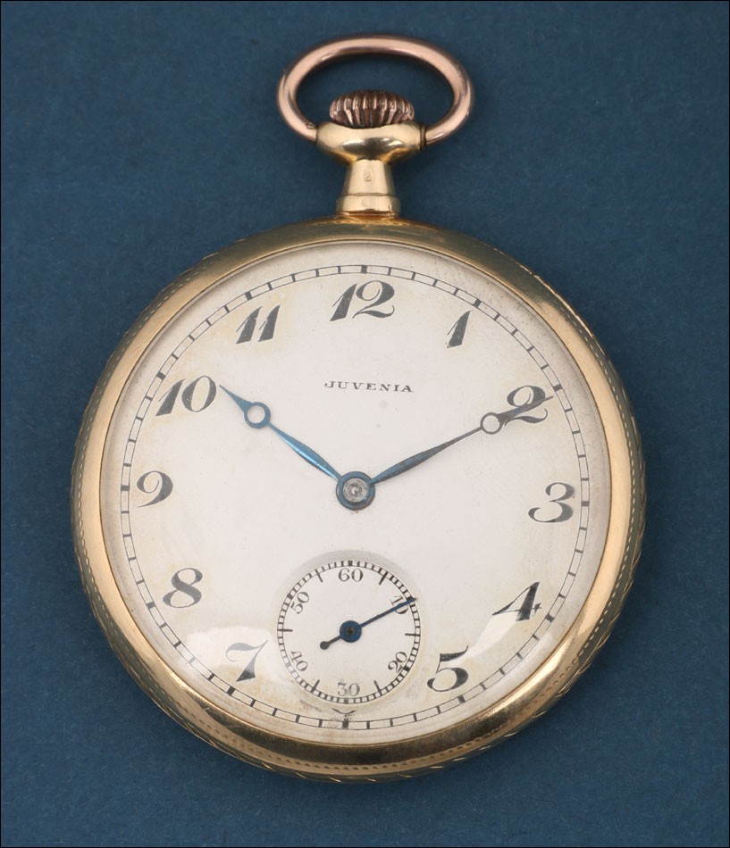 Ancienne Montre De Poche Juvenia En Or 18k Pour Cuba. Vers 1900