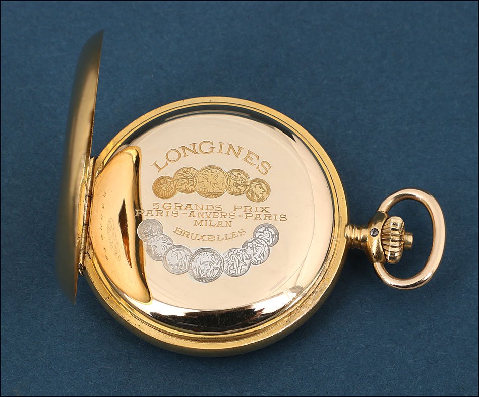 Ancienne Montre Gousset Longines En Or 18k. Circa 1900-photo-4