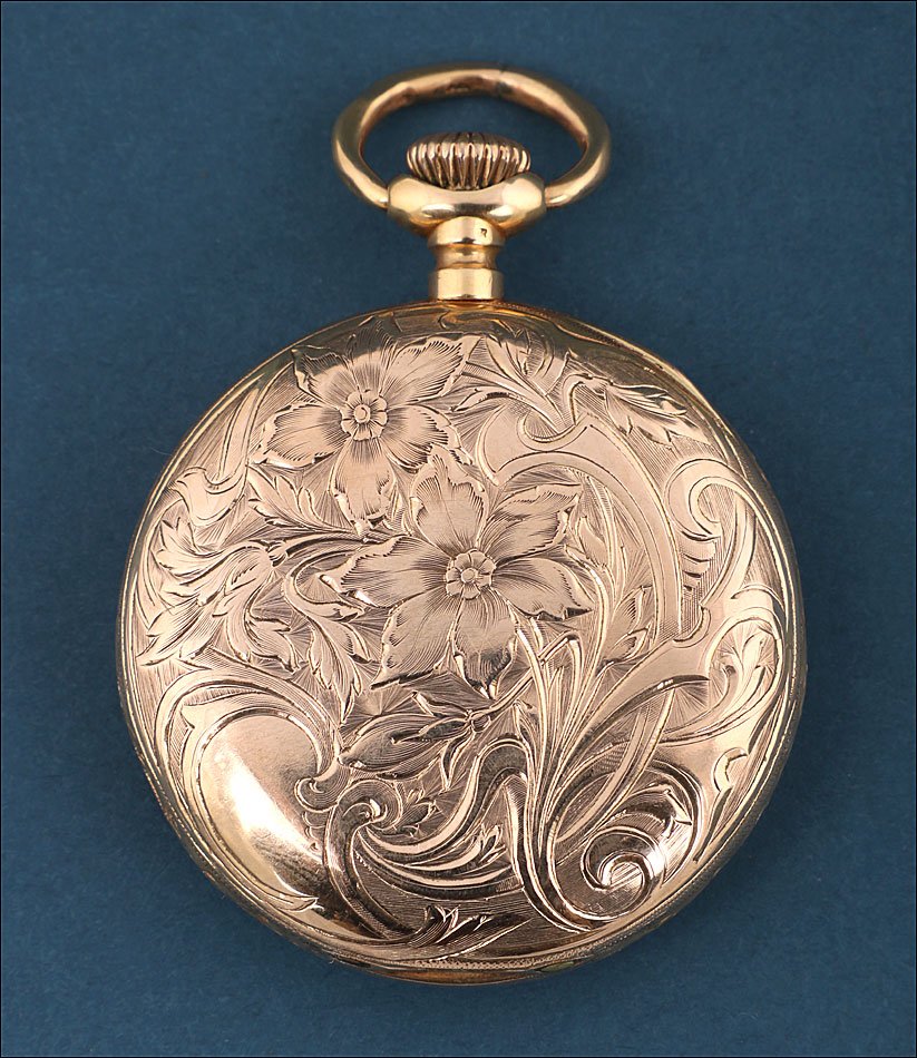 Antique Invar Pocket Watch, 18k Gold, Switzerland, Circa 1900-photo-2