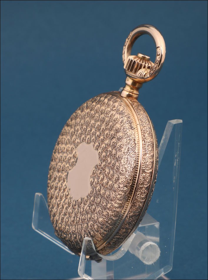 Antique 18k Gold Longines Pocket Watch, Switzerland Circa 1890-photo-4