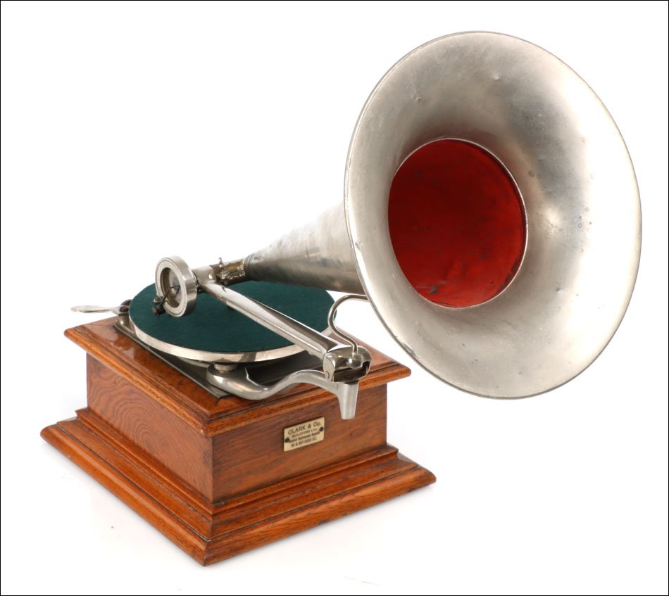 Ancien Gramophone Zonophone Mod. 25N Europe vers 1904-photo-3