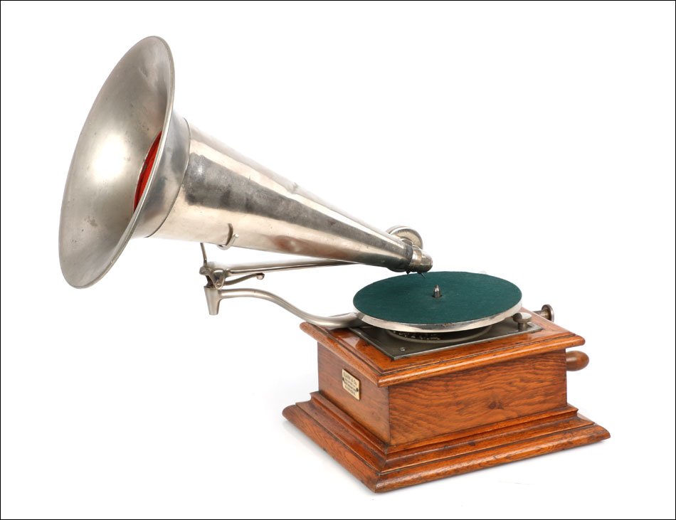 Ancien Gramophone Zonophone Mod. 25N Europe vers 1904-photo-4
