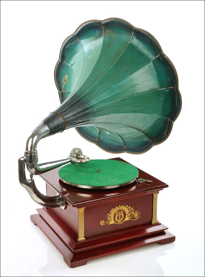 Antique Spanish Gramophone-phonograph By  Serrano Y Arpí, Barcelona, Spain Circa -photo-3