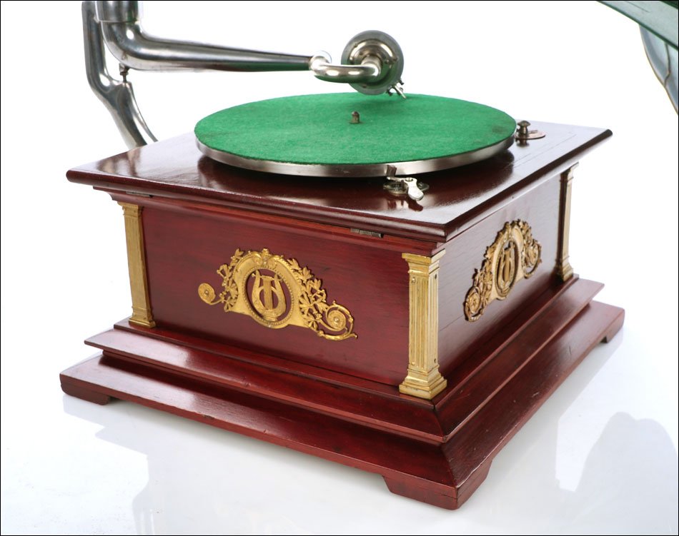 Antique Spanish Gramophone-phonograph By  Serrano Y Arpí, Barcelona, Spain Circa -photo-4