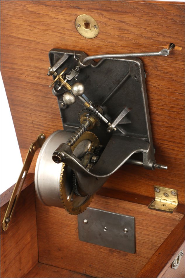 Ancien Gramophone Français La Voix de son Maître Monarch. France circa 1912-photo-8