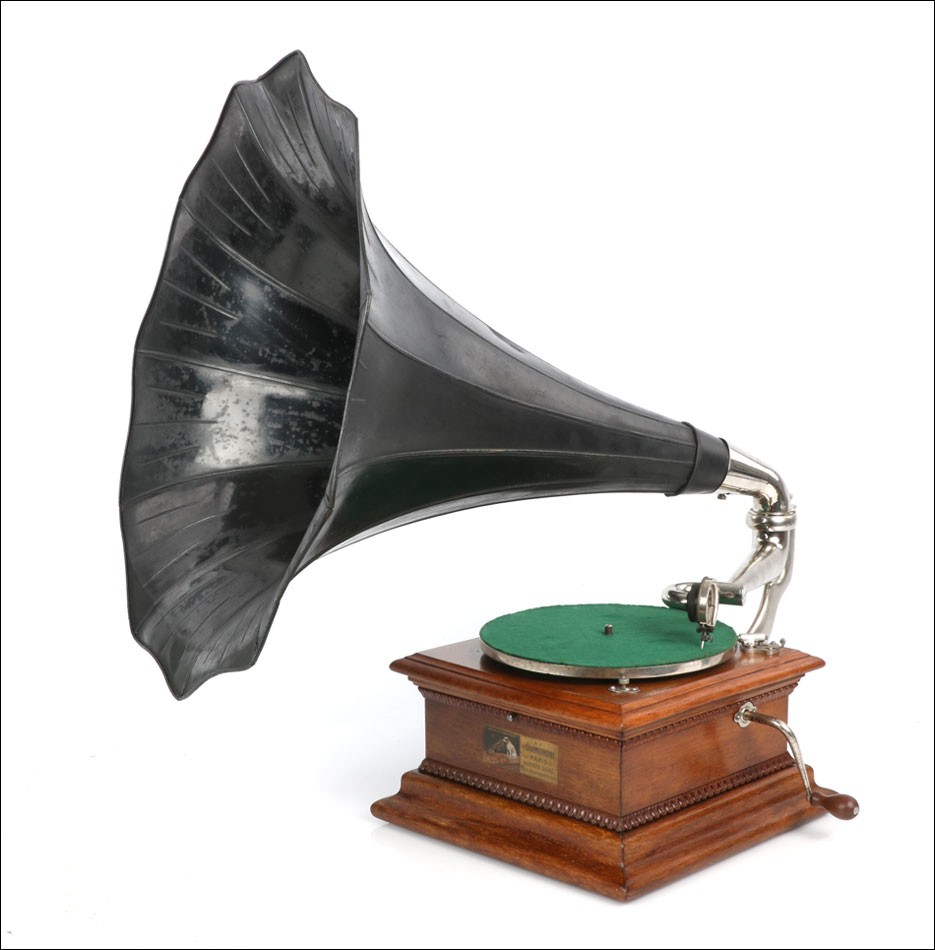 Ancien Gramophone Français La Voix de son Maître Monarch. France circa 1912