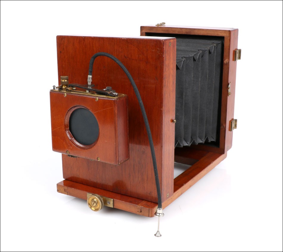 Ancien Appareil Photo à Plaques Dr. R. Krügener. Francfort, Allemagne, vers 1910