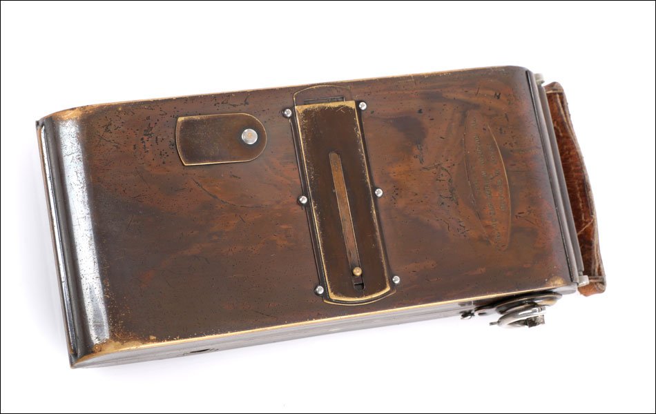 Antique Ensign Carbine No.6 Tropical Folding Bellows Camera. England 1926 -photo-8