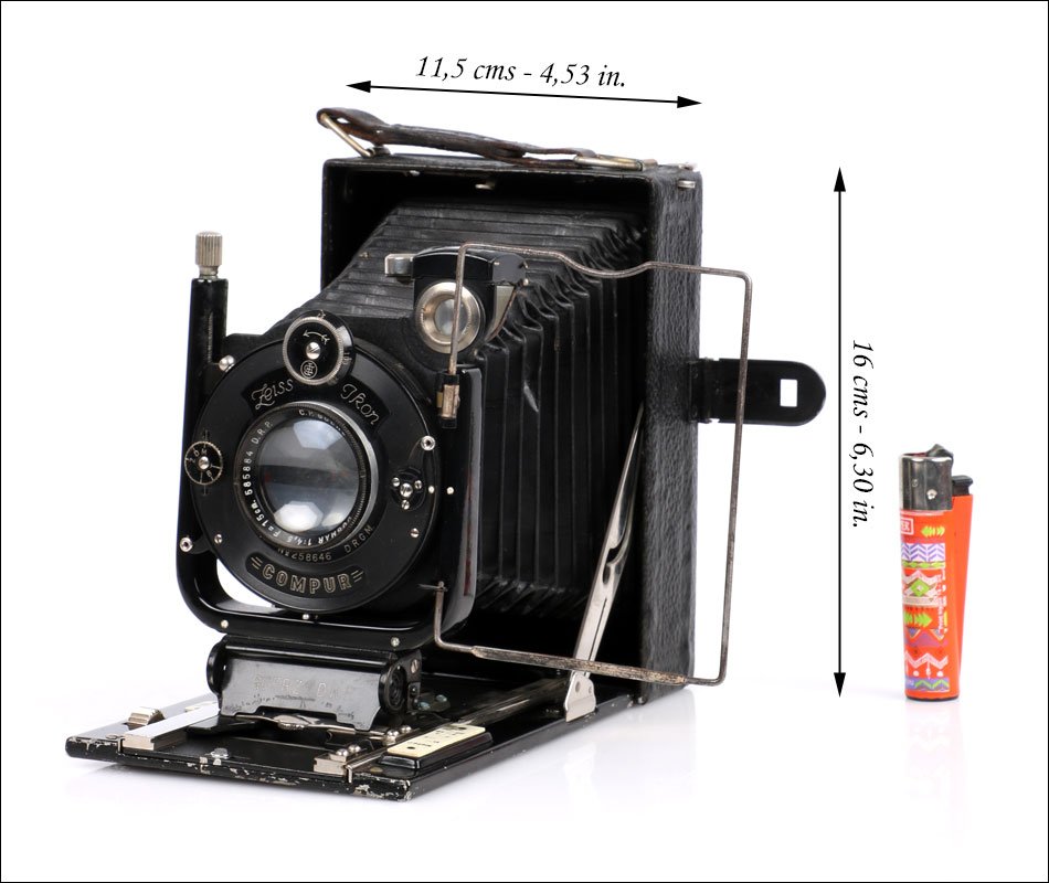 Antique Goerz Tenax III Plate Camera With Zeiss Lens. Germany C.1920-photo-2