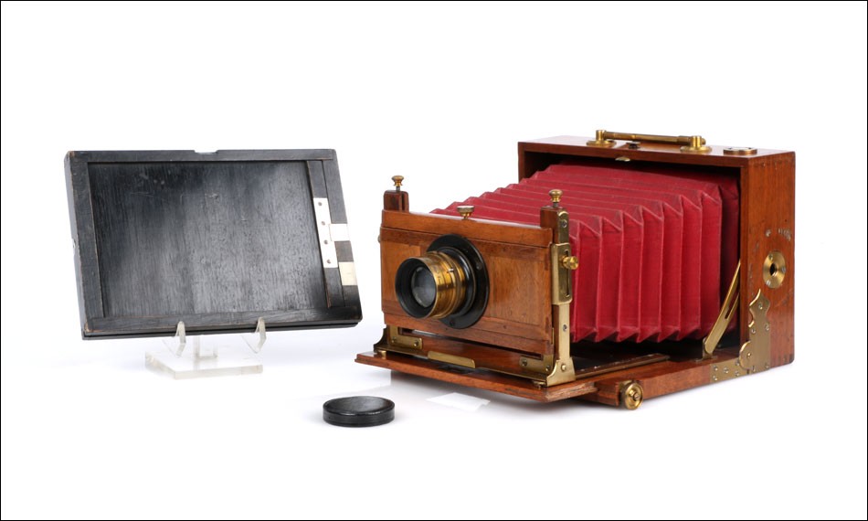 Antique Lamperti & Garbagnati Field Camera. Milan, Italy, Circa 1890