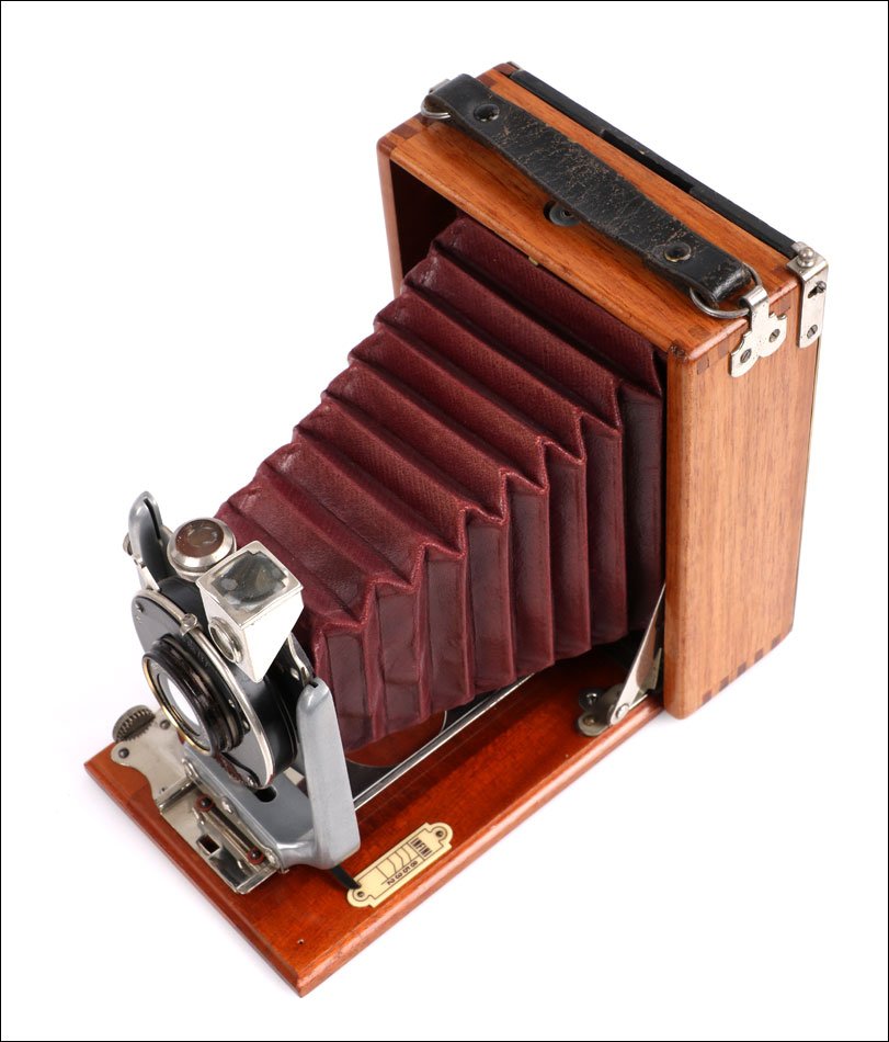 Ancien appareil photo tropical français avec objectif H. Duploich. France vers 1915-photo-4