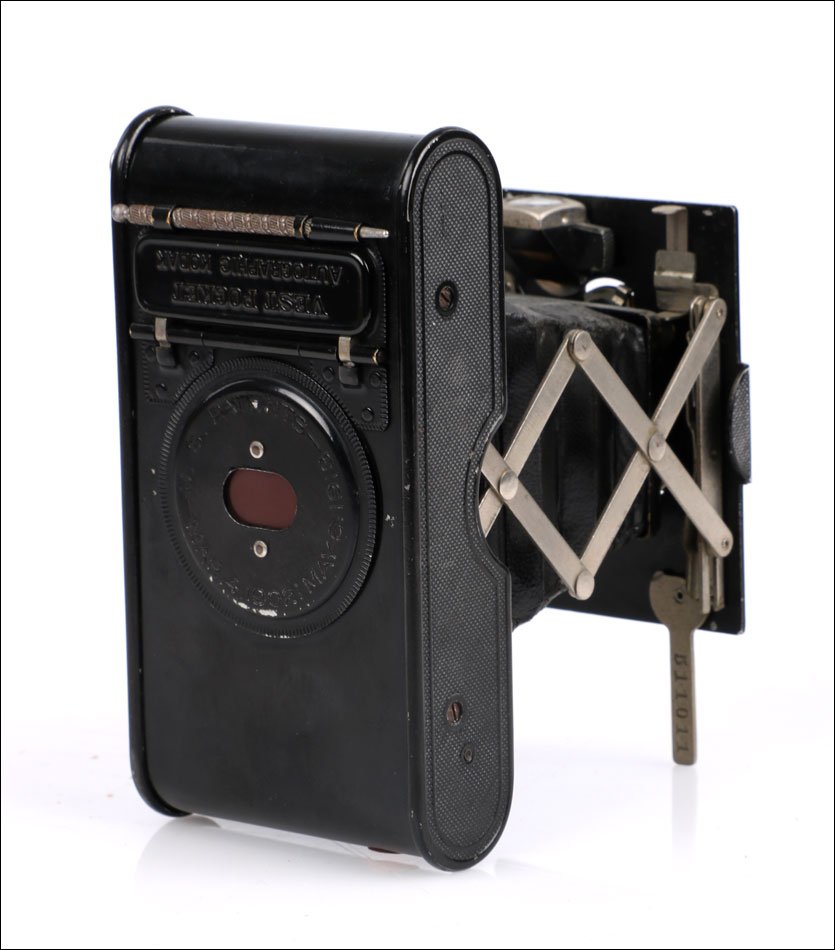 Antique Kodak Vest Pocket Autographic Camera. Bertillon Lens. Usa, 1915–1917-photo-1
