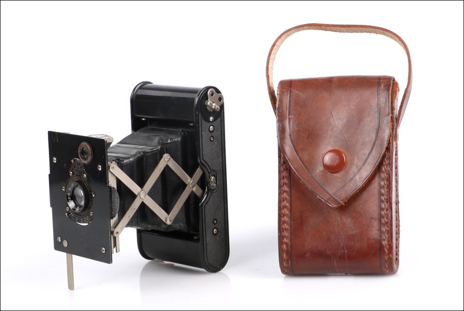 Antique Kodak Vest Pocket Autographic Camera. Bertillon Lens. Usa, 1915–1917