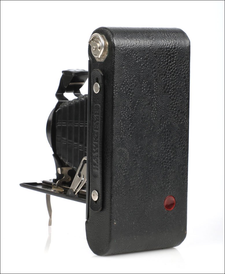 Ancien Appareil Photo Kodak Rainbow Hawk-Eye No. 2A Modèle B noir, USA, 1930–1933-photo-4