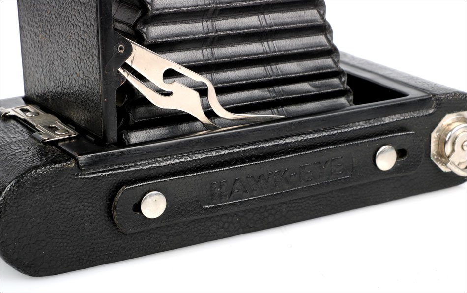 Ancien Appareil Photo Kodak Rainbow Hawk-Eye No. 2A Modèle B noir, USA, 1930–1933-photo-5