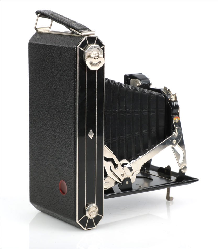Antique Kodak Six-16 Art Deco Folding Camera. Usa 1932-1934-photo-3