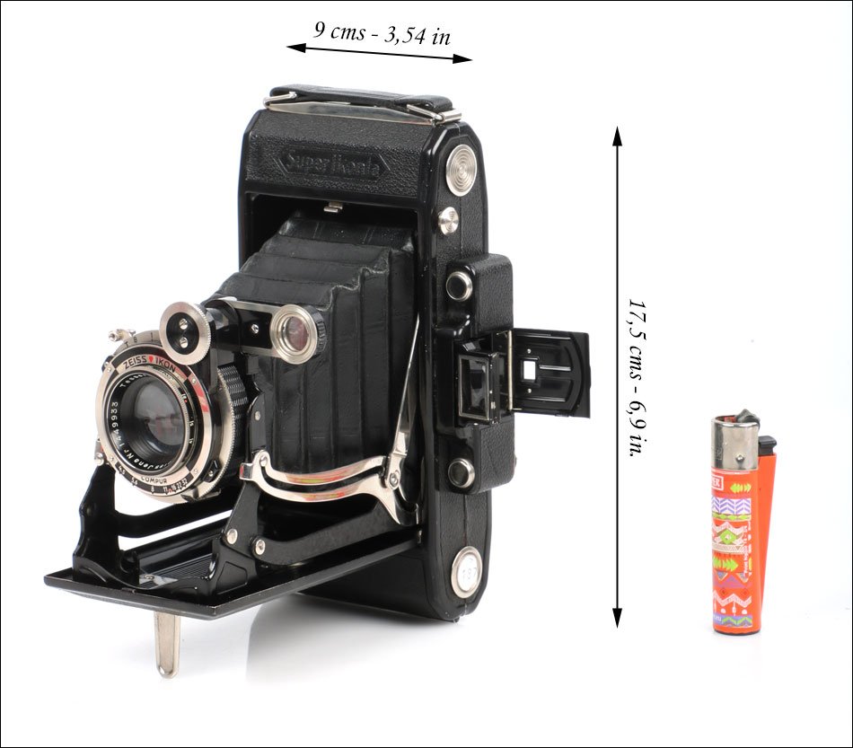 Ancien Appareil Photo Zeiss Ikon Super Ikonta (D) 530/15. Dresde, Allemagne, 1934-1936-photo-2