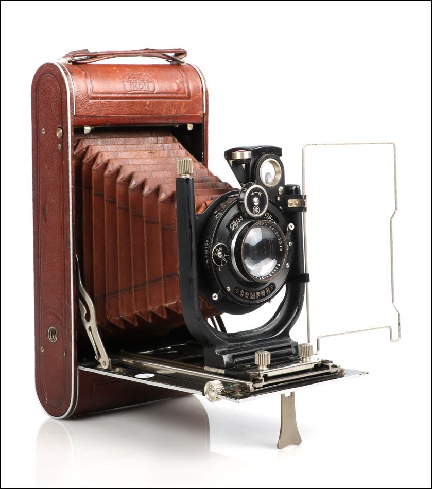 Ancien Appareil Photo Pliant Contessa-Nettel Cocarette Luxus IV. Allemagne, 1916–1922-photo-3