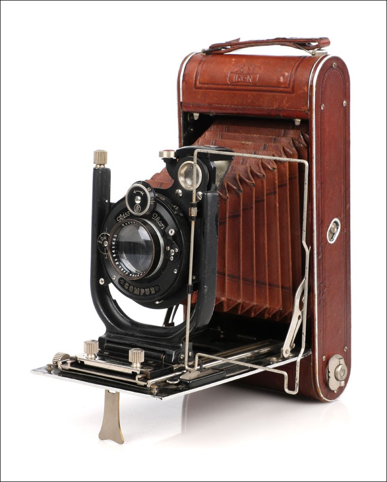 Ancien Appareil Photo Pliant Contessa-Nettel Cocarette Luxus IV. Allemagne, 1916–1922
