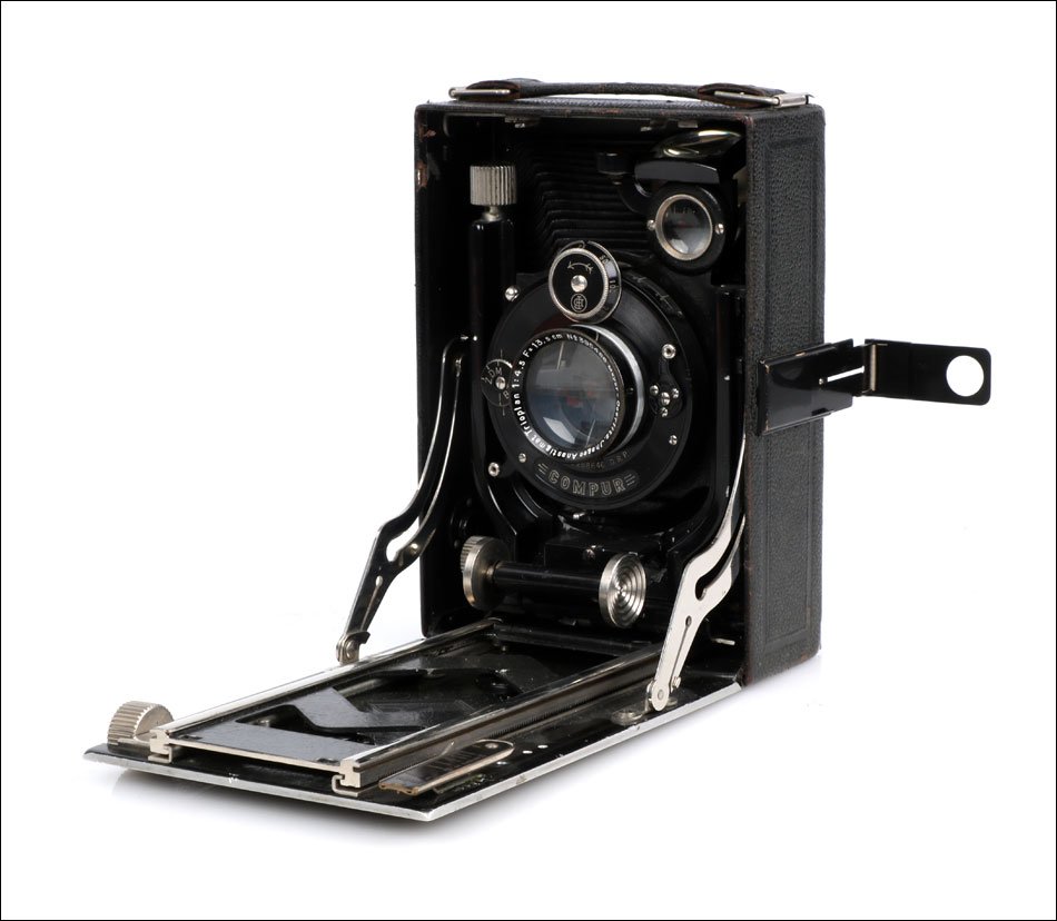 Antique Agfa Isolar Camera For 9 × 12 Cm Plates. Germany 1927-1935-photo-6