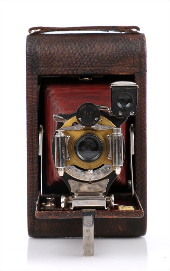 Ancien Appareil Photo Kodak Folding Pocket No.3 C-2. USA 1900-1910-photo-4