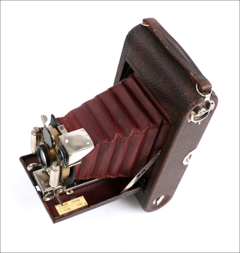 Ancien Appareil Photo Kodak Folding Pocket No.3 C-2. USA 1900-1910-photo-6