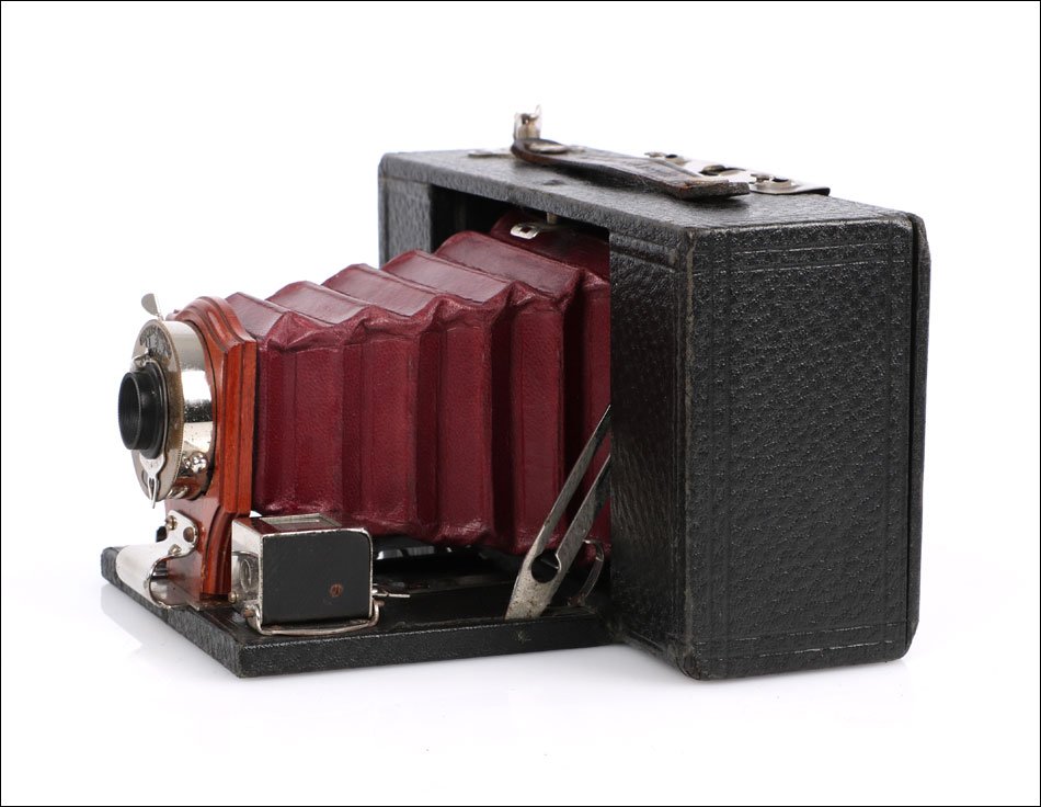 Antique Kodak No. 2 Folding Brownie Model A Folding Camera. Usa, Circa 1905-photo-3