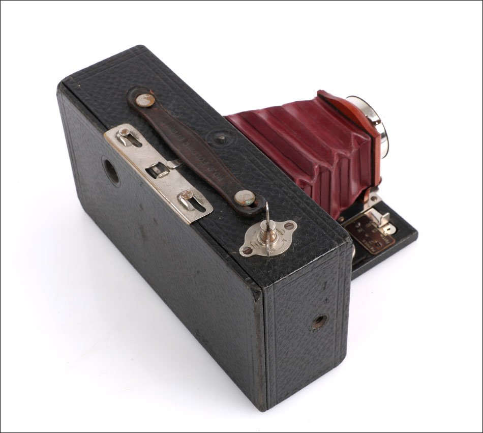 Antique Kodak No. 2 Folding Brownie Model A Folding Camera. Usa, Circa 1905-photo-2