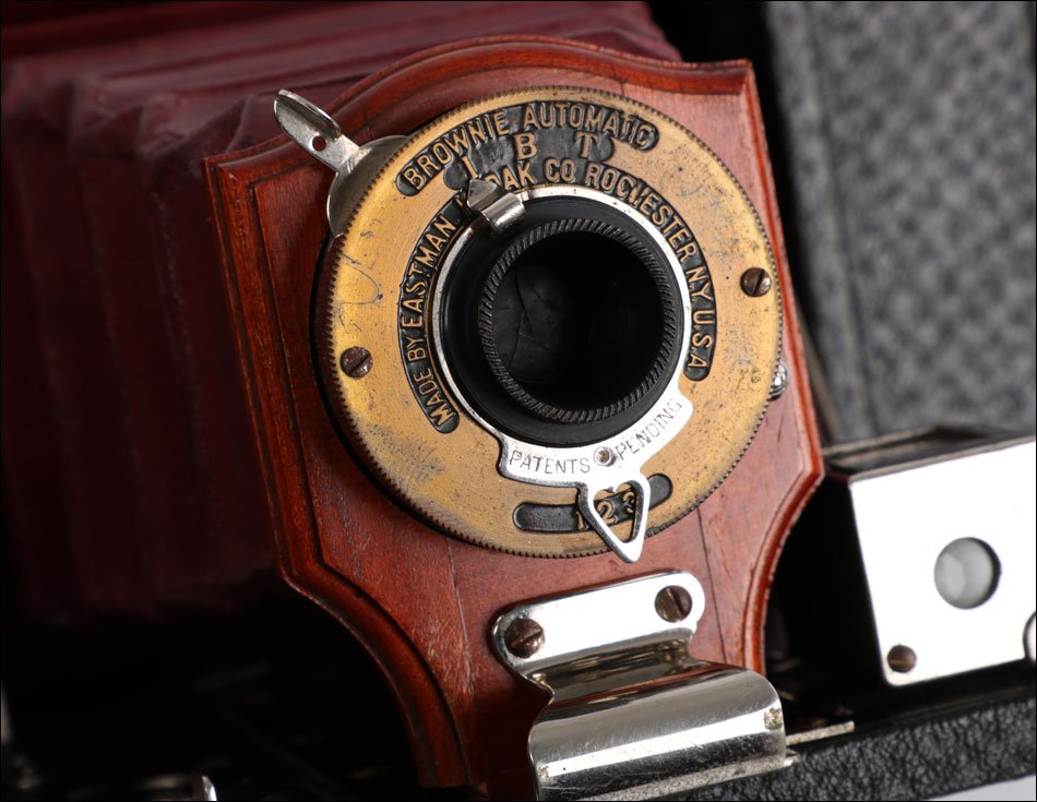 Antique Kodak No. 2 Folding Brownie Model A Folding Camera. Usa, Circa 1905-photo-5