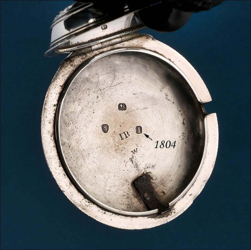 Ancienne Montre à Gousset ou de Poche Ottomane. Triple boîtier. Argent. Angleterre 1804-photo-4