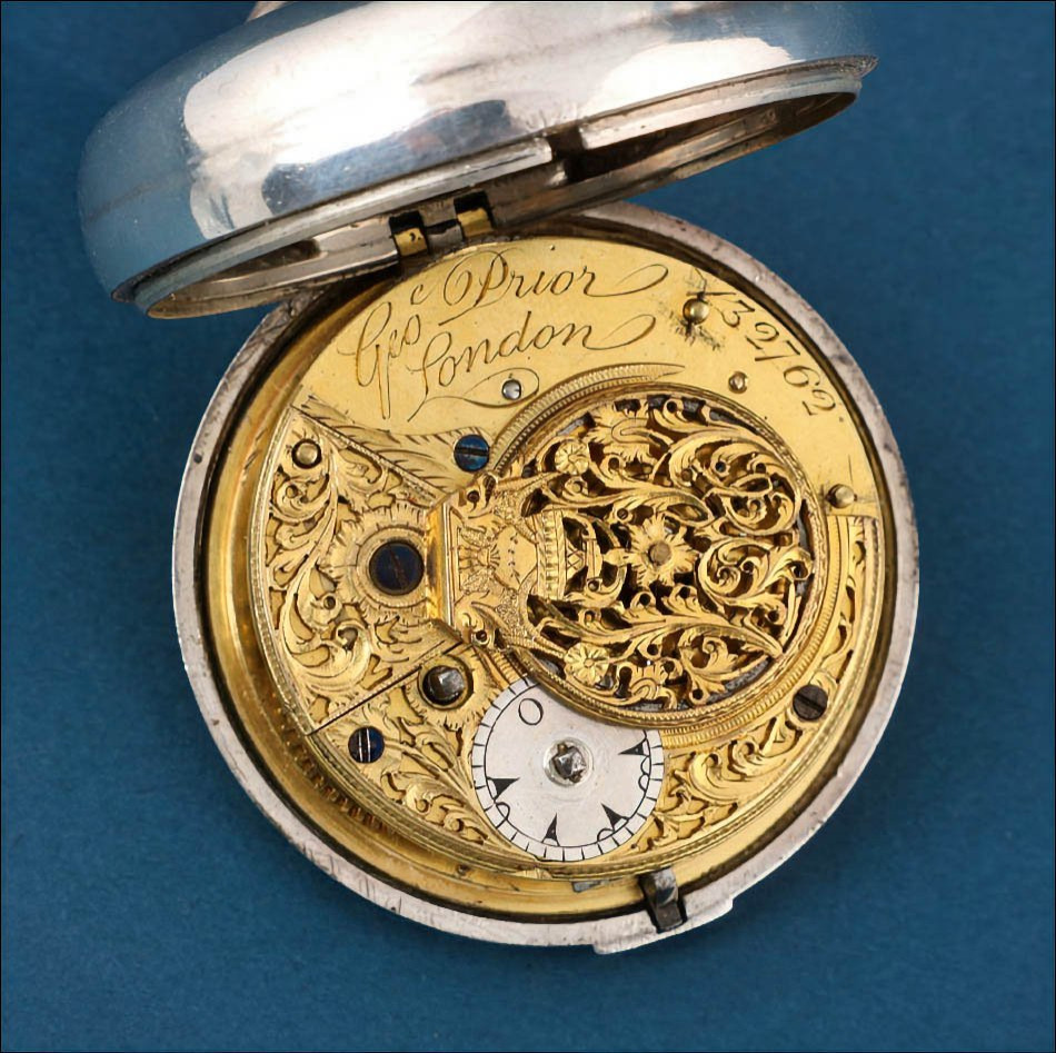 Ancienne Montre à Gousset ou de Poche Ottomane. Triple boîtier. Argent. Angleterre 1804-photo-8