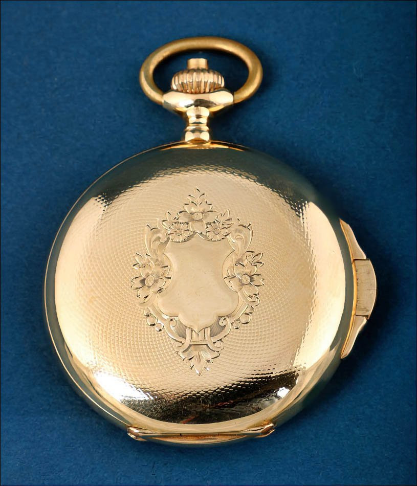 Antique Fix Pocket Watch With Minute Repeater. 18k Gold. Switzerland, Circa 1915-photo-3