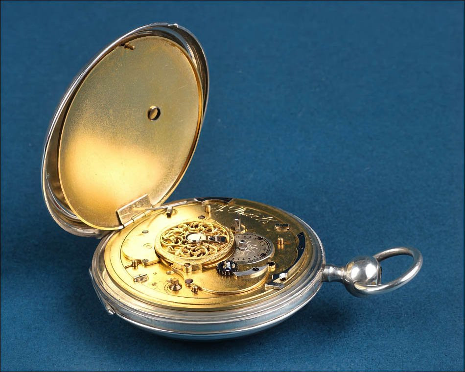 Antique Silver Automaton Pocket Watch. Quarter Repeater. J. Barth. Switzerland, Ca. 1810–1820-photo-6