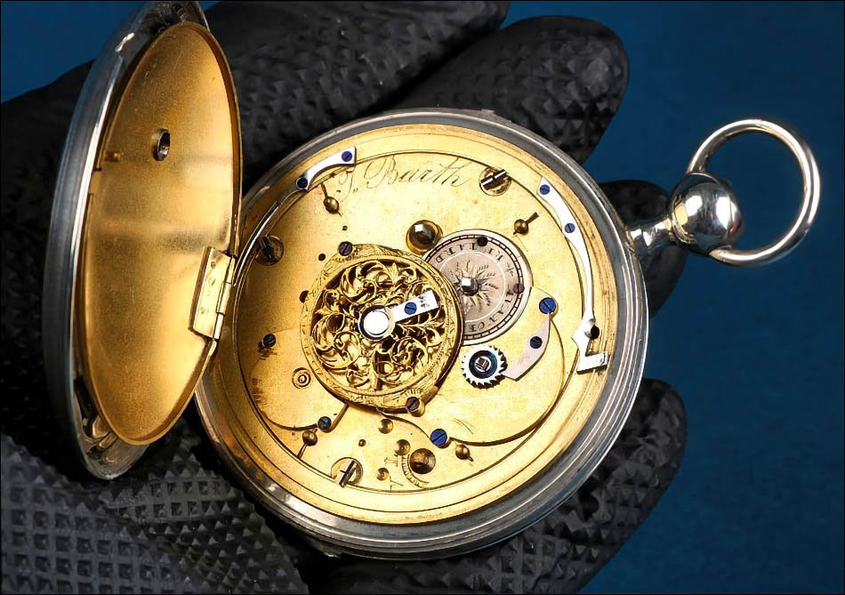 Antique Silver Automaton Pocket Watch. Quarter Repeater. J. Barth. Switzerland, Ca. 1810–1820-photo-7
