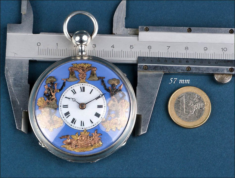 Antique Silver Automaton Pocket Watch. Quarter Repeater. J. Barth. Switzerland, Ca. 1810–1820-photo-8