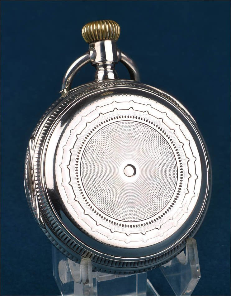 Ancienne Montre à Gousset ou de Poche Elias Frères en Métal Argenté. Suisse, c.1880-photo-1