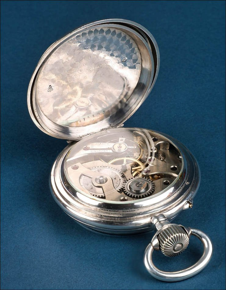 Ancienne Montre à Gousset ou de Poche Murillo en Argent. Suisse, circa 1890-photo-6