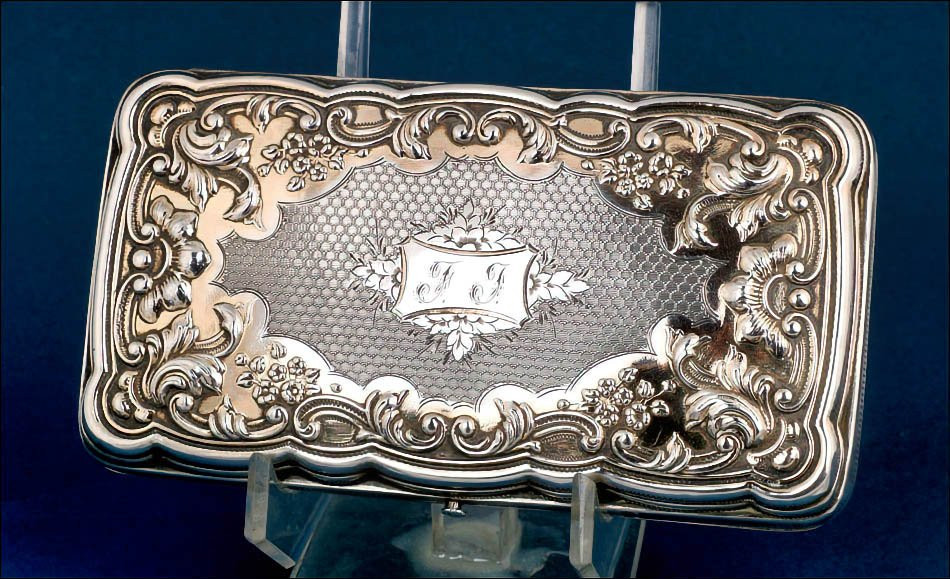 Antique Solid Silver Cigar Box Or Case. France, Circa 1900-photo-2