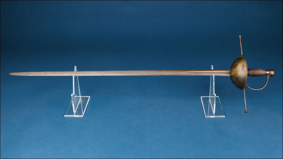 Espagne. Ancienne épée à Tasse Avec Longs Quillons, circa 1700-photo-2