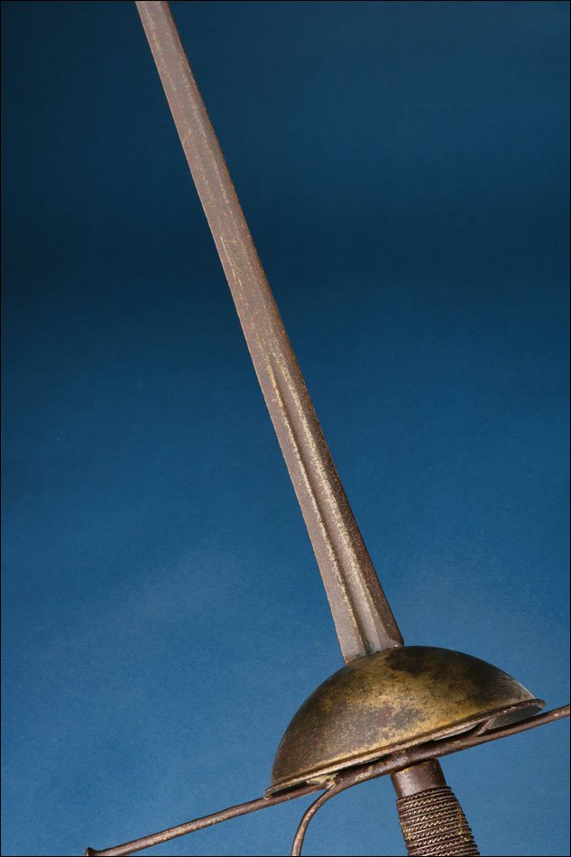 Espagne. Ancienne épée à Tasse Avec Longs Quillons, circa 1700-photo-6