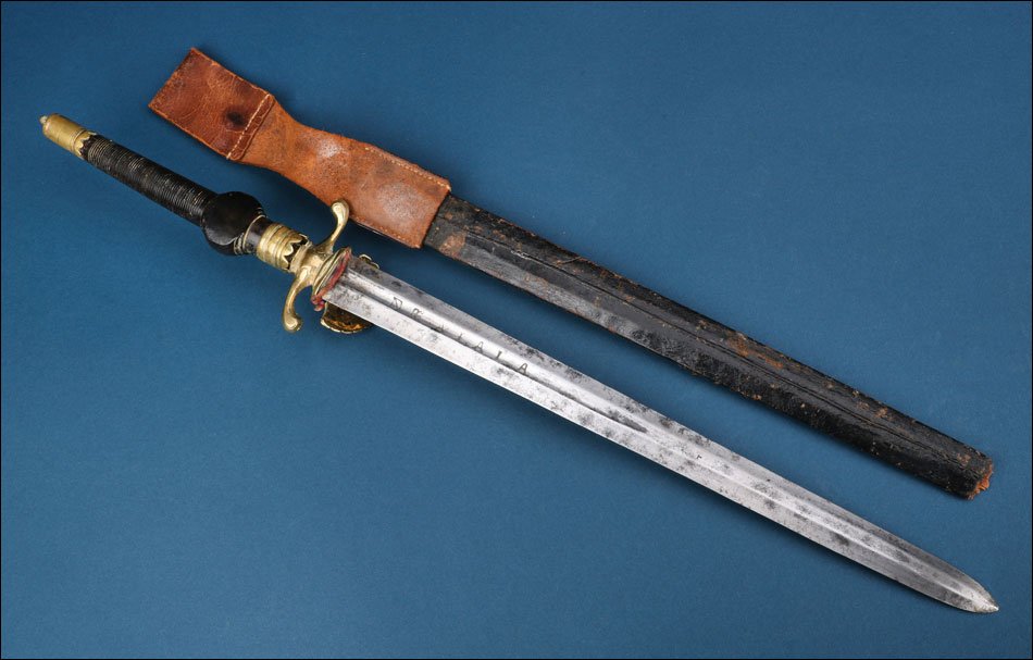 Spain. Antique Plug Bayonet With Blade By Tomás De Ayala. 17th–19th Century-photo-2