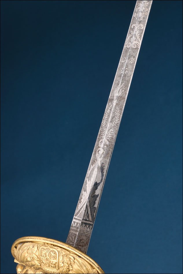 Spain. Antique Spanish Ambassador’s Sword. Signed Benito Martín. 1838-photo-4