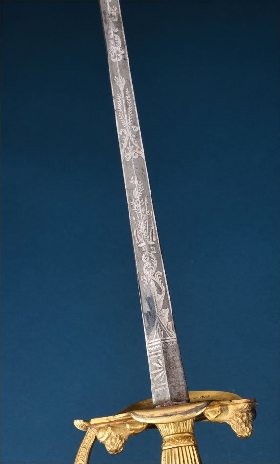 Spain. Antique Spanish Ambassador’s Sword. Signed Benito Martín. 1838-photo-7