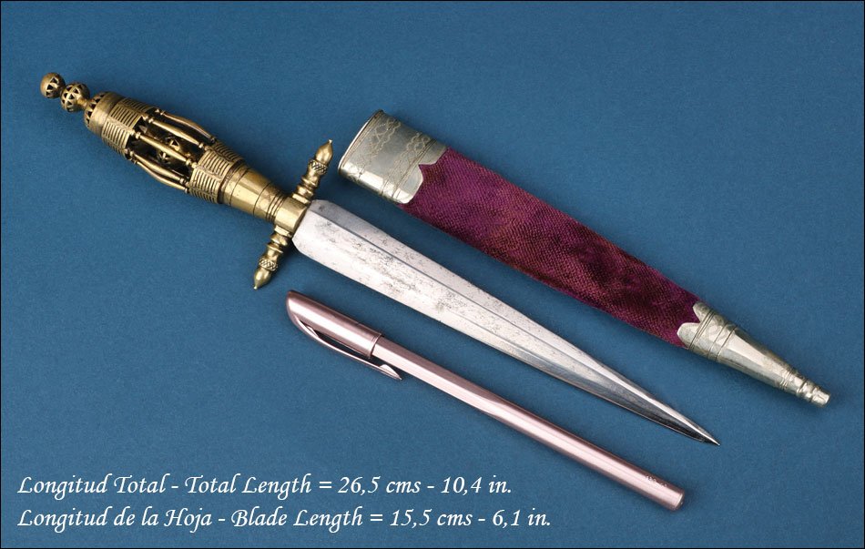 Espagne. Ancien Couteau à Farolillos avec Fourreau. Albacete, XIXe siècle-photo-4